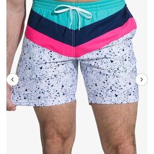 CHUBBIES The Aquatic Libations Trunks Size 2X Large 5.5” Summer colorful striped